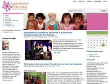 Tablet Screenshot of leernetwerkeducatie.nl